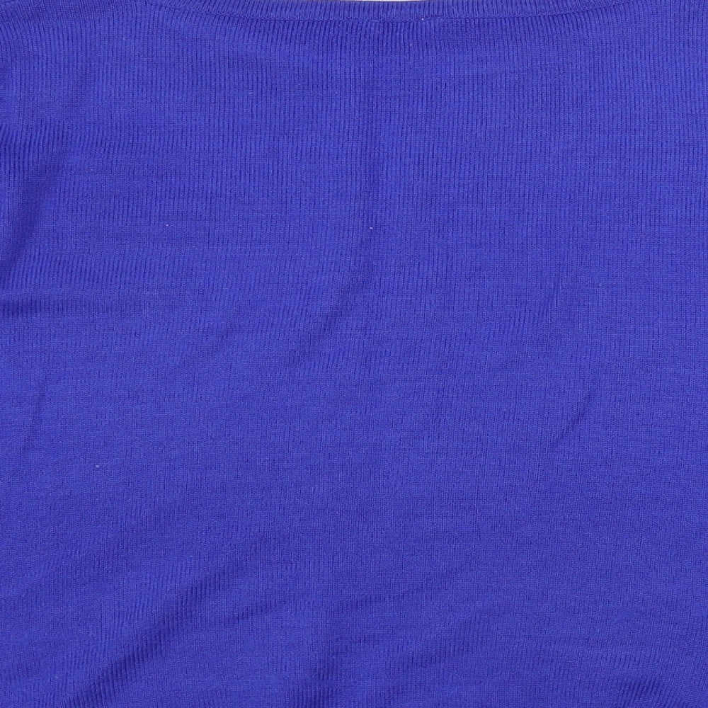 M&Co Womens Blue   Pullover Jumper Size 12