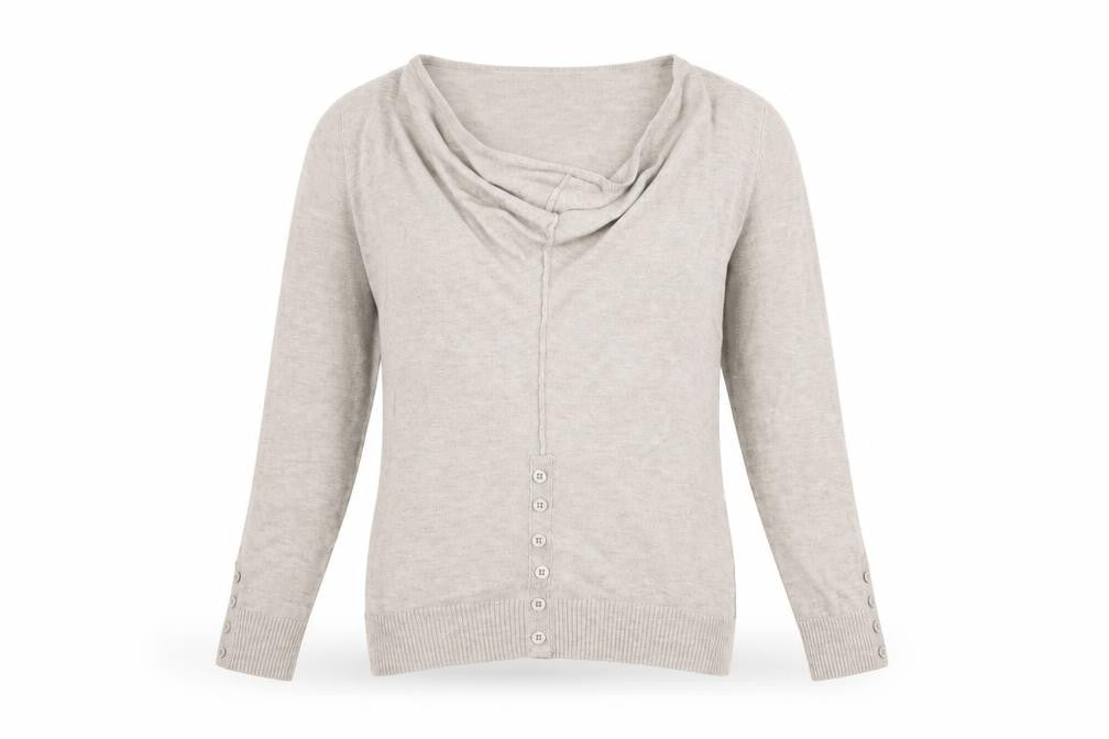 Fransa   Womens Beige   Pullover Jumper Size M