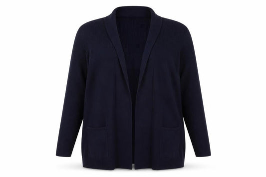 Bonmarché Womens Blue Cardigan Jumper Size 14