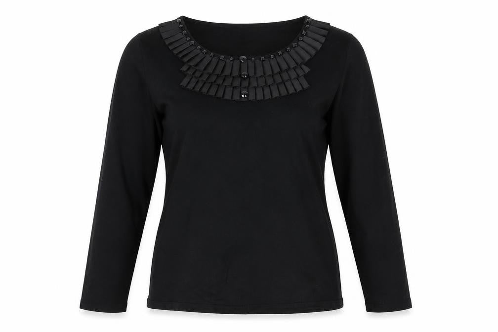 Bonmarché Womens Black Pullover Jumper Size M