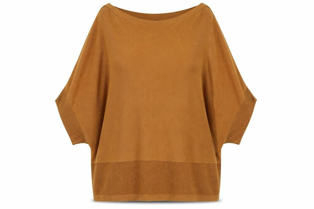 Bunoh Womens Brown   Pullover Jumper Size M
