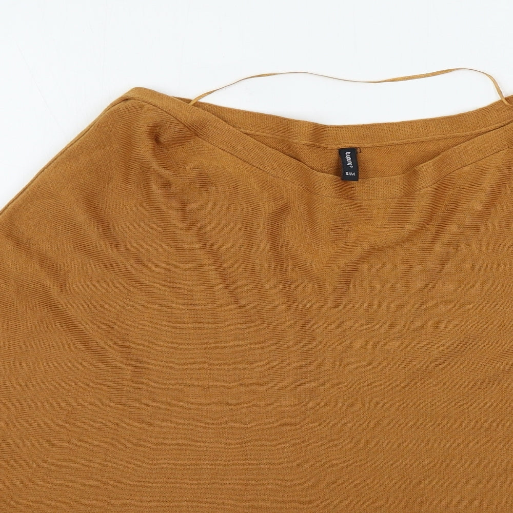Bunoh Womens Brown   Pullover Jumper Size M