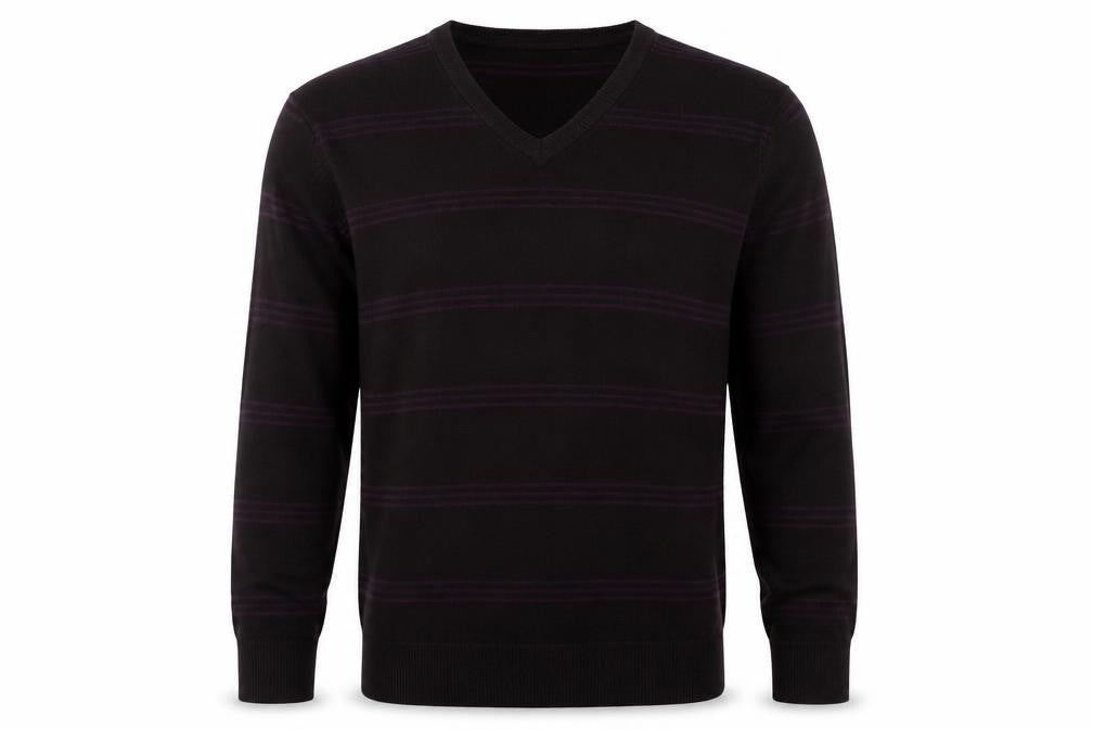 Marks & Spencer  Mens Brown Striped  Pullover Jumper Size M