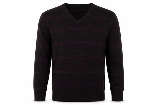 Marks & Spencer  Mens Brown Striped  Pullover Jumper Size M