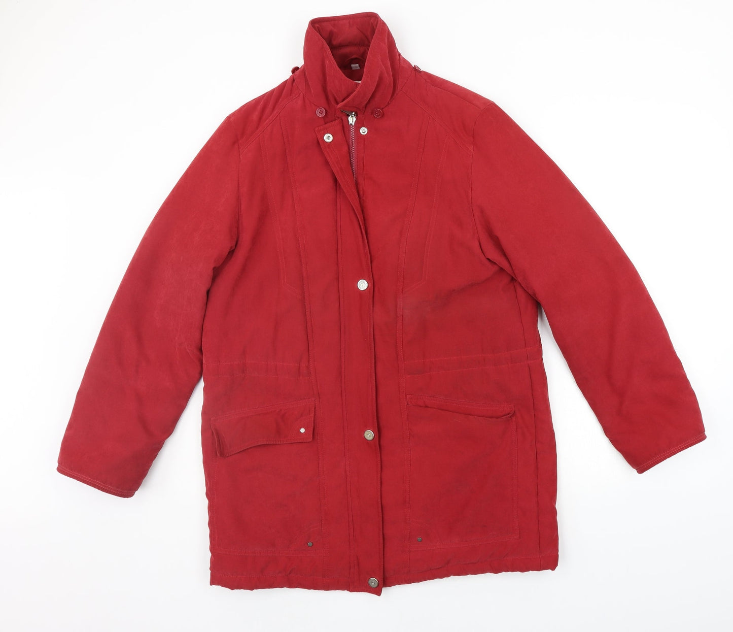 River Oak Womens Red   Jacket Coat Size 10