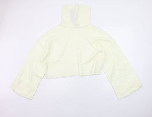 Nasty Gal Womens White   Pullover Jumper Size L