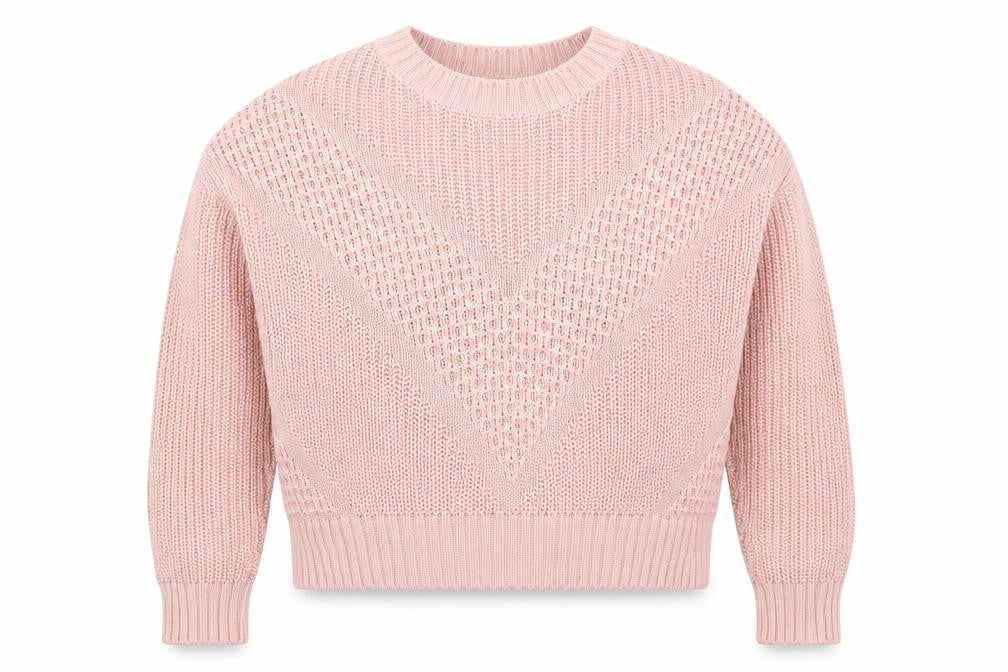 Divided Womens Pink  Knit Pullover Jumper Size XS  - Oversized