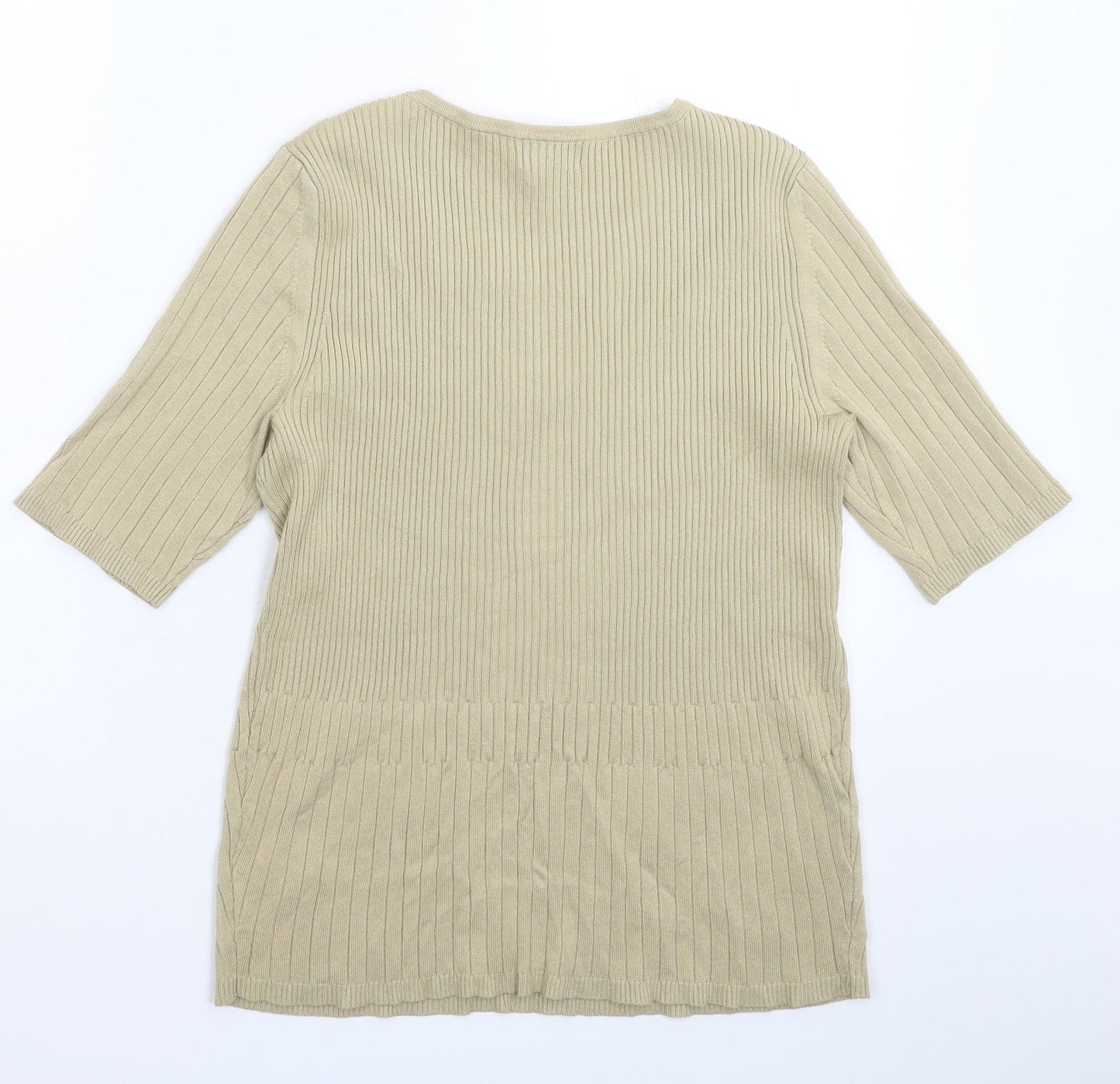 Creation Womens Grey  Knit Pullover Jumper Size 16