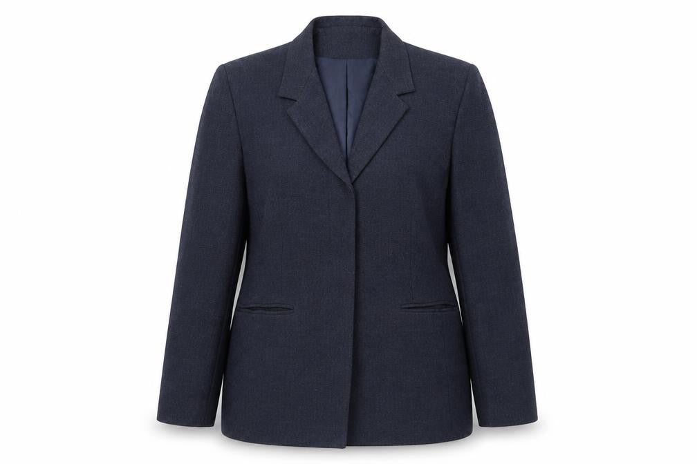 Ann Brooks Womens Blue   Jacket Suit Jacket Size 12