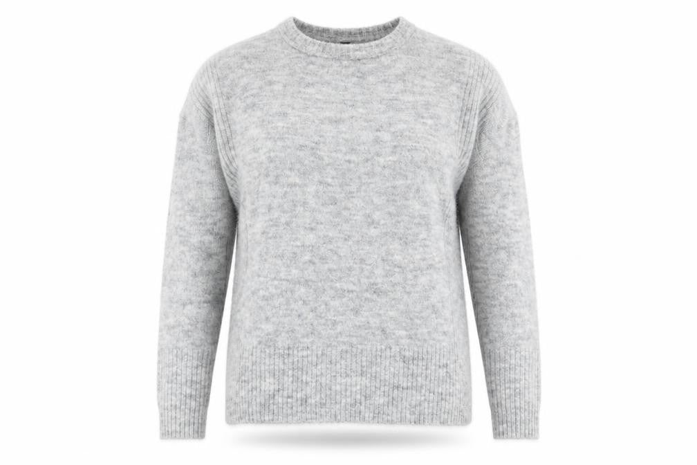 Divided Womens Grey  Knit Pullover Jumper Size S