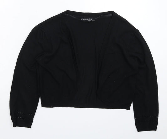 Atmosphere Womens Black  Knit Cardigan Jumper Size 10