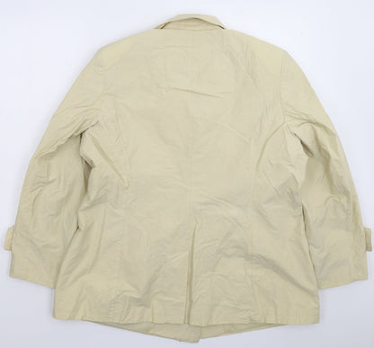 One Womens Beige   Jacket  Size 18