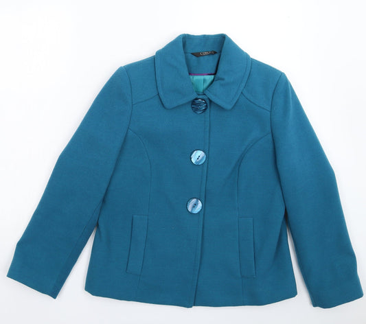 BM Womens Blue   Jacket Blazer Size 12