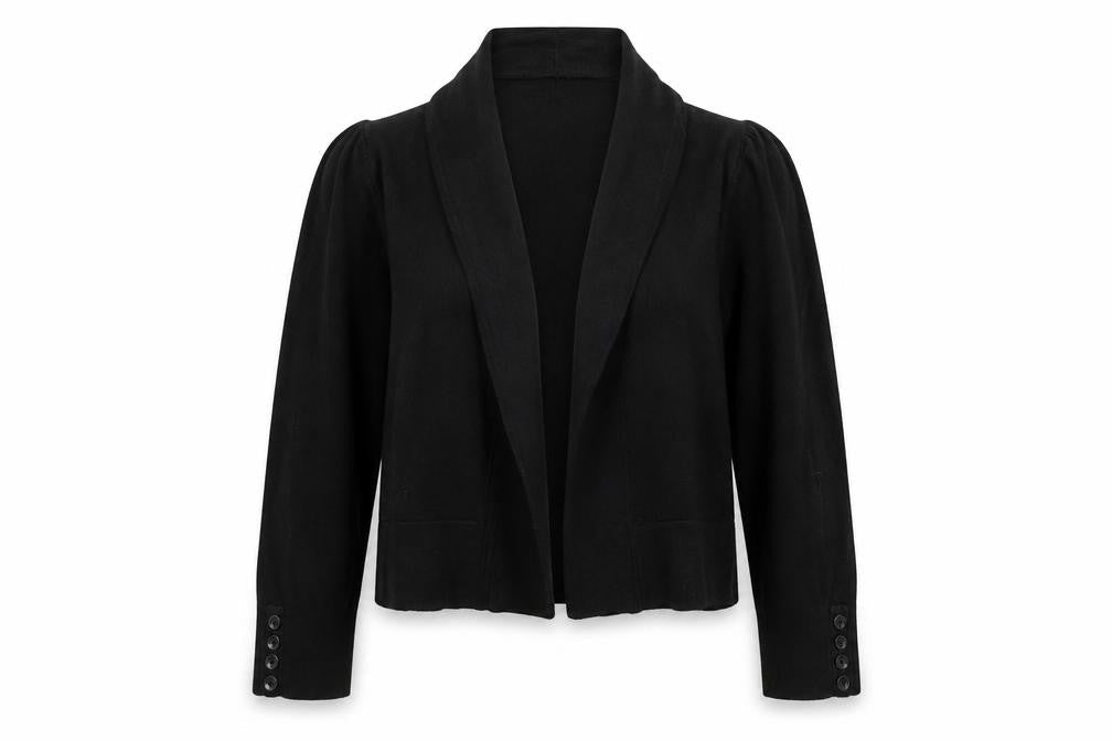 Wallis Womens Black  Knit Cardigan Jumper Size M