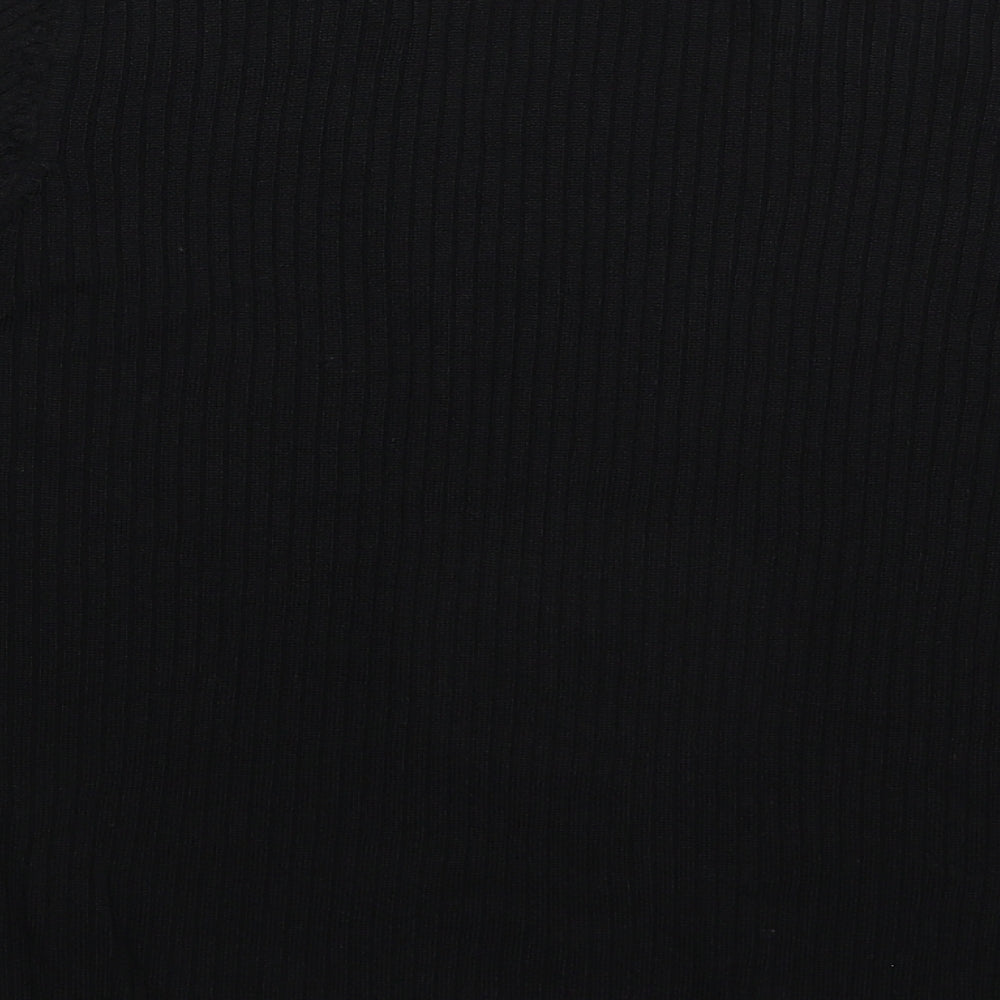 Marks and Spencer Womens Black  Knit Pullover Jumper Size 12
