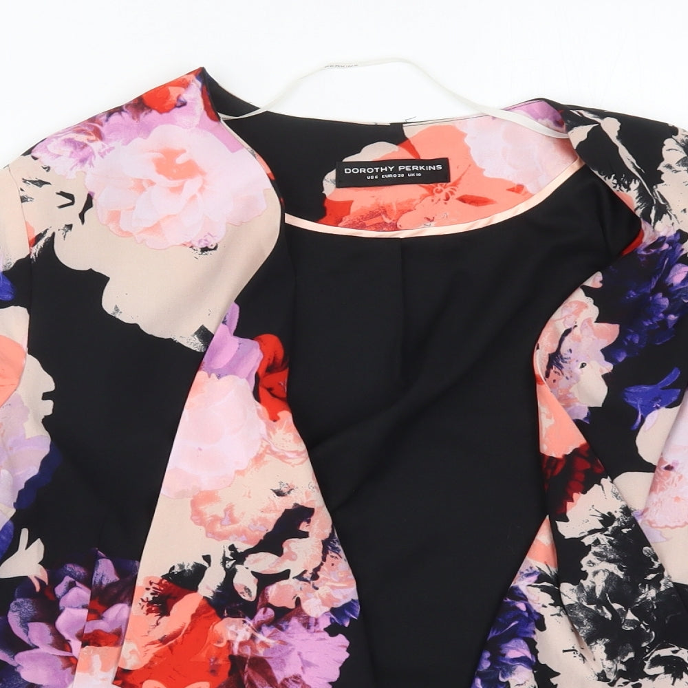 Dorothy Perkins Womens Multicoloured Floral  Jacket  Size 10