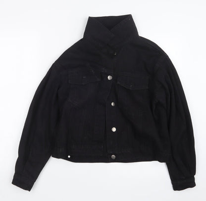 SHEIN Womens Black  Denim Jacket  Size XS