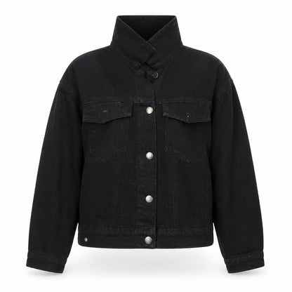 SHEIN Womens Black  Denim Jacket  Size XS