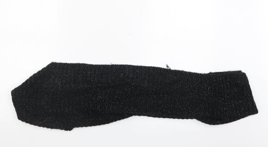 Preworn Womens Black  Knit  Scarf   - Snood