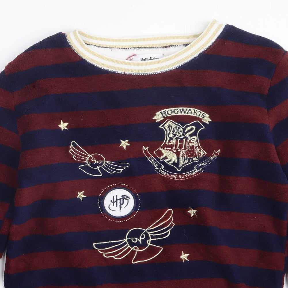 Love to Lounge Womens Blue Striped  Top Pyjama Top Size 6  - Harry Potter