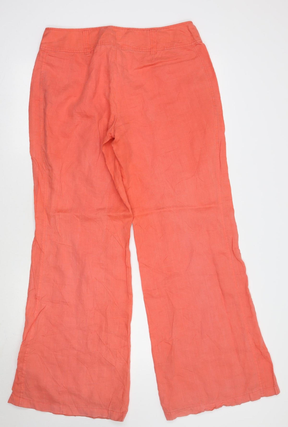 Steps Womens Orange   Trousers  Size 42 L32 in