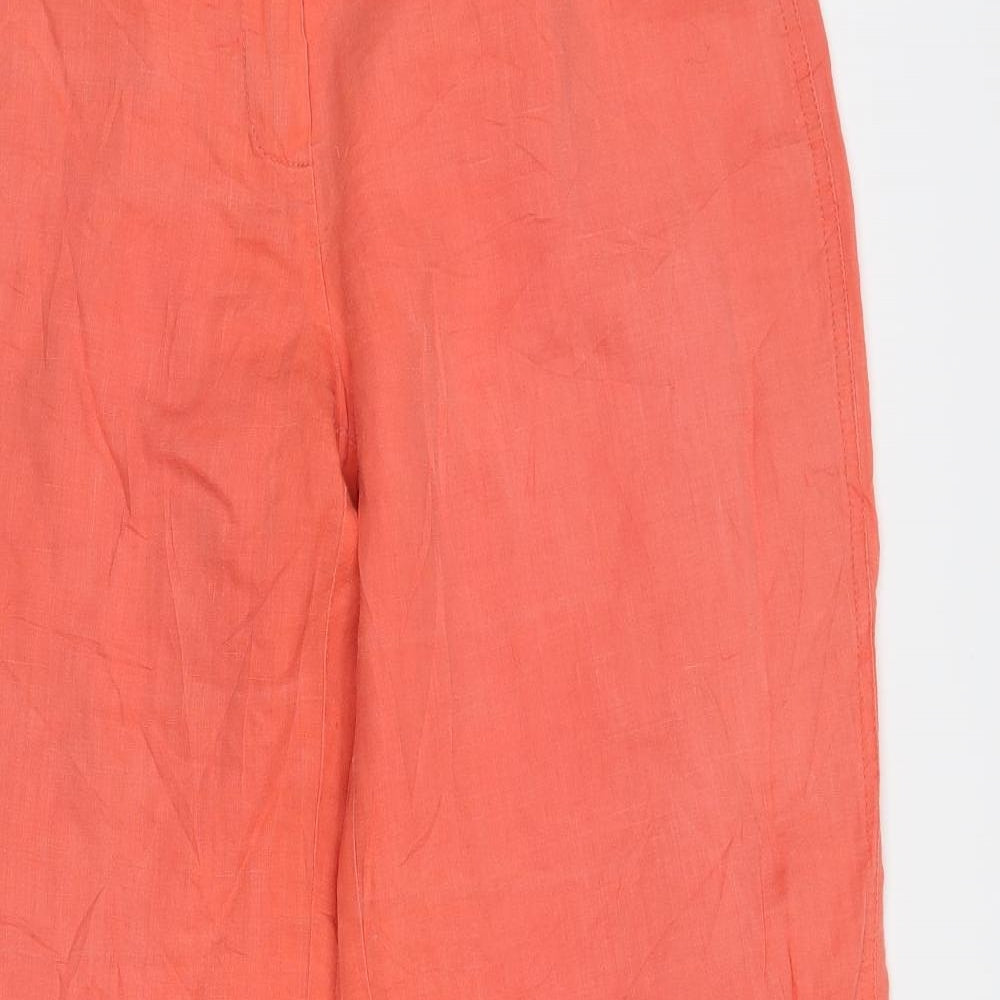 Steps Womens Orange   Trousers  Size 42 L32 in