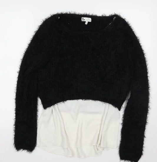 NEXT Womens Black   Pullover Jumper Size 12