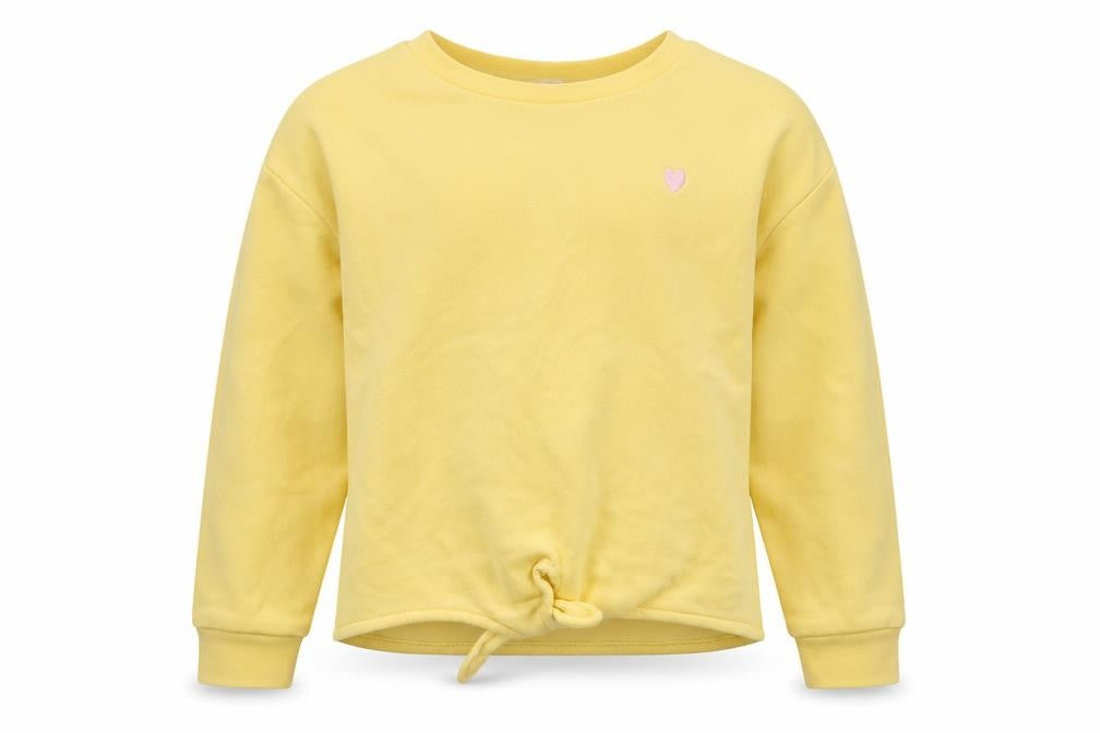 H&M Girls Yellow   Pullover Sweatshirt Size 2-3 Years