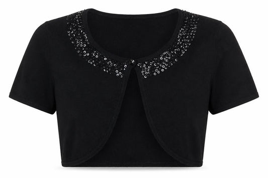 Debenhams Womens Black  Knit Cardigan Jumper Size 14