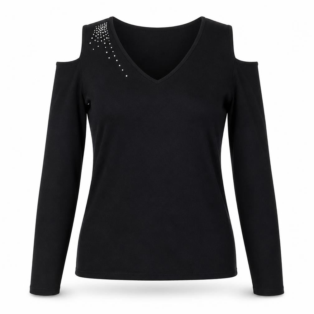 Aldo Martins Womens Black   Basic T-Shirt Size 14