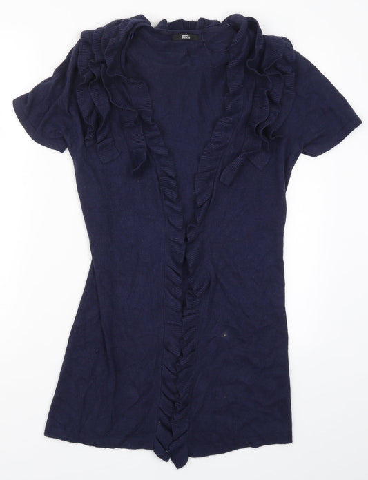 Marks and Spencer Womens Blue  Knit Cardigan Jumper Size 8