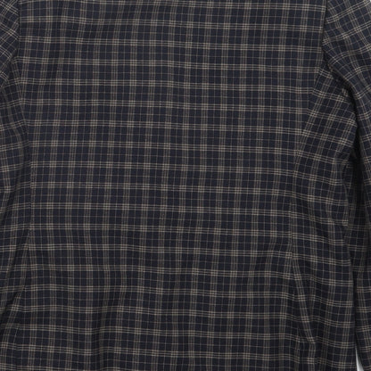 Compliments Womens Blue Check  Jacket  Size 16