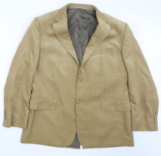 Marks and Spencer Mens Beige   Jacket Suit Jacket Size 42