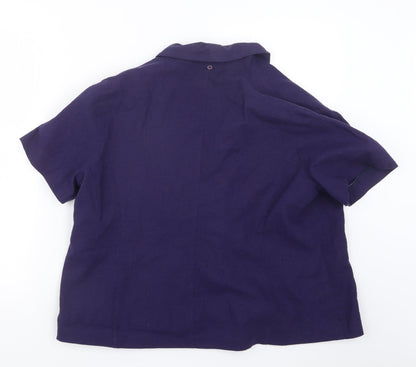 Hudson & Onslow Womens Blue   Jacket  Size 18