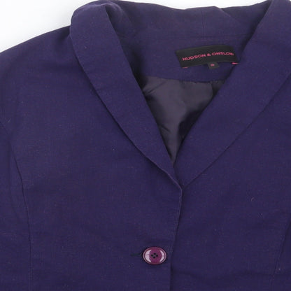 Hudson & Onslow Womens Blue   Jacket  Size 18