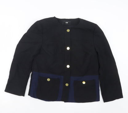 H&M Womens Black   Jacket  Size 10