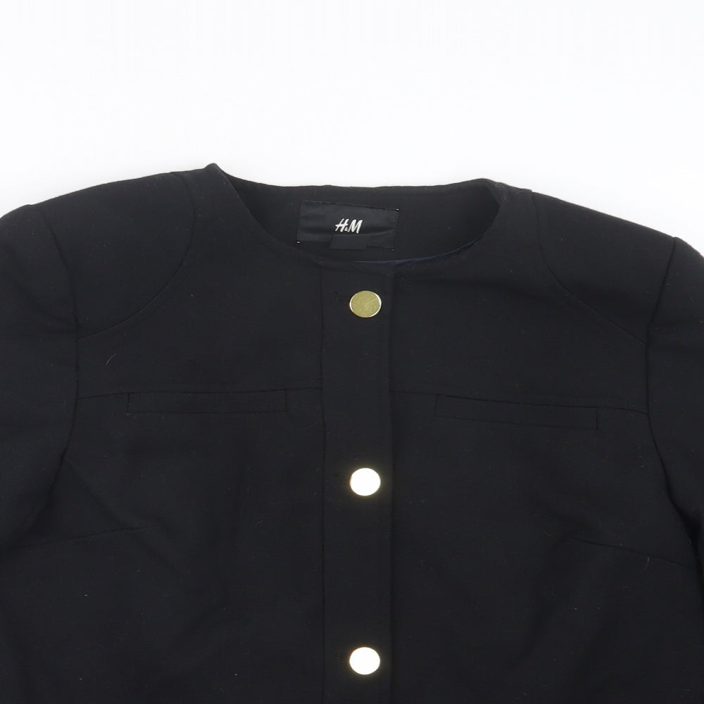 H&M Womens Black   Jacket  Size 10