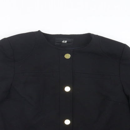 H&M Womens Black   Jacket  Size 10