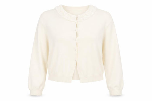 Papaya Womens Ivory   Cardigan Jumper Size 18