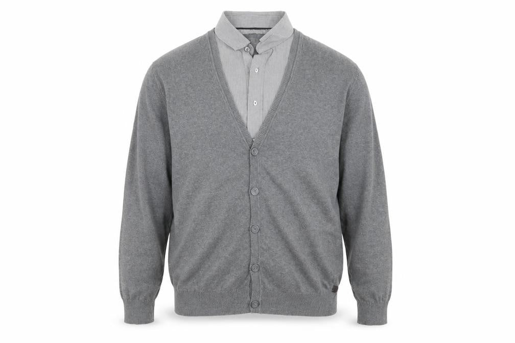 Debenhams Mens Grey  Knit Pullover Jumper Size L