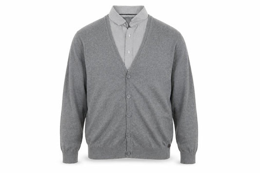 Debenhams Mens Grey  Knit Pullover Jumper Size L