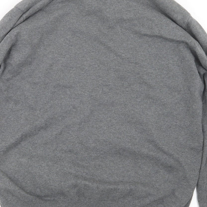 Debenhams Mens Grey  Knit Pullover Jumper Size L