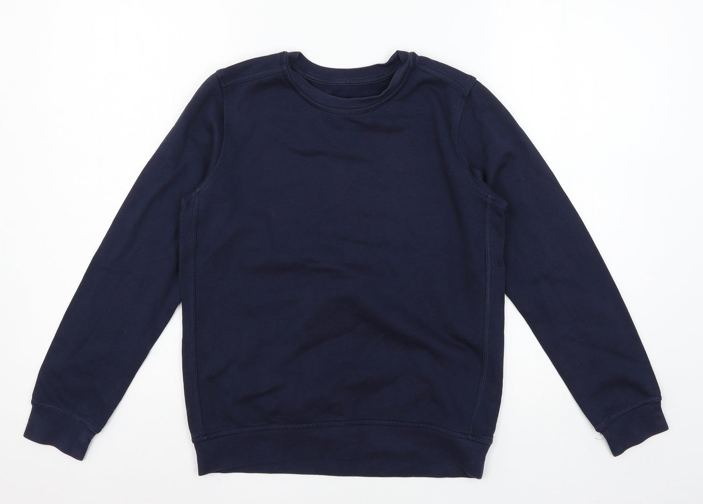 Marks and Spencer Boys Blue  Jersey Pullover Sweatshirt Size 11-12 Years
