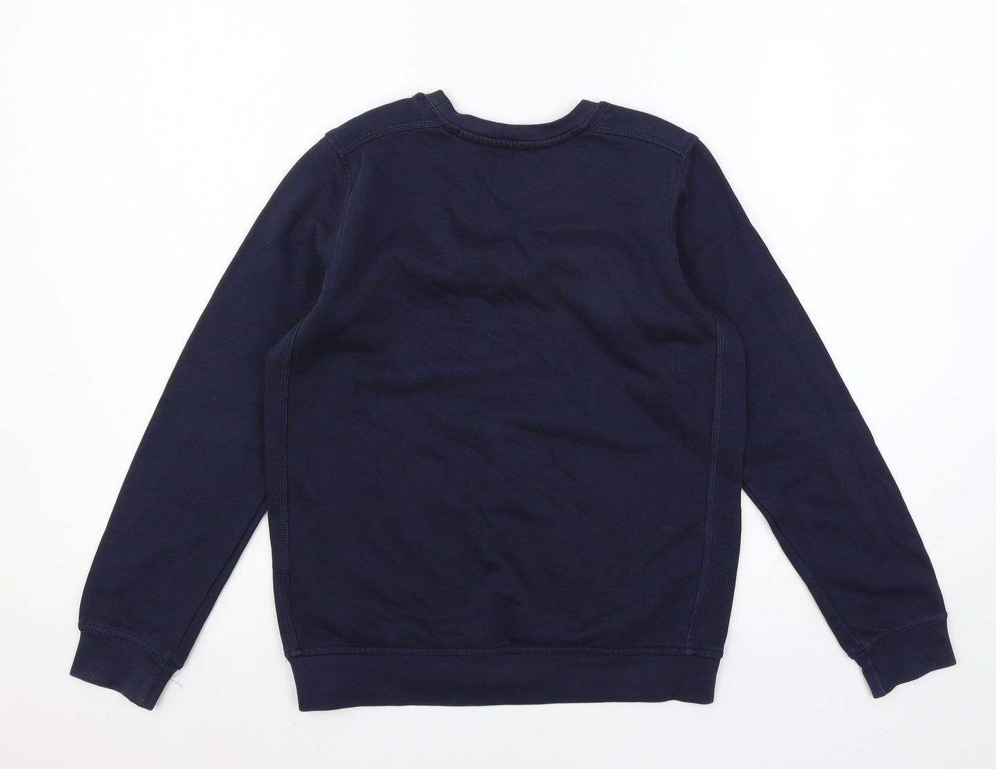 Marks and Spencer Boys Blue  Jersey Pullover Sweatshirt Size 11-12 Years