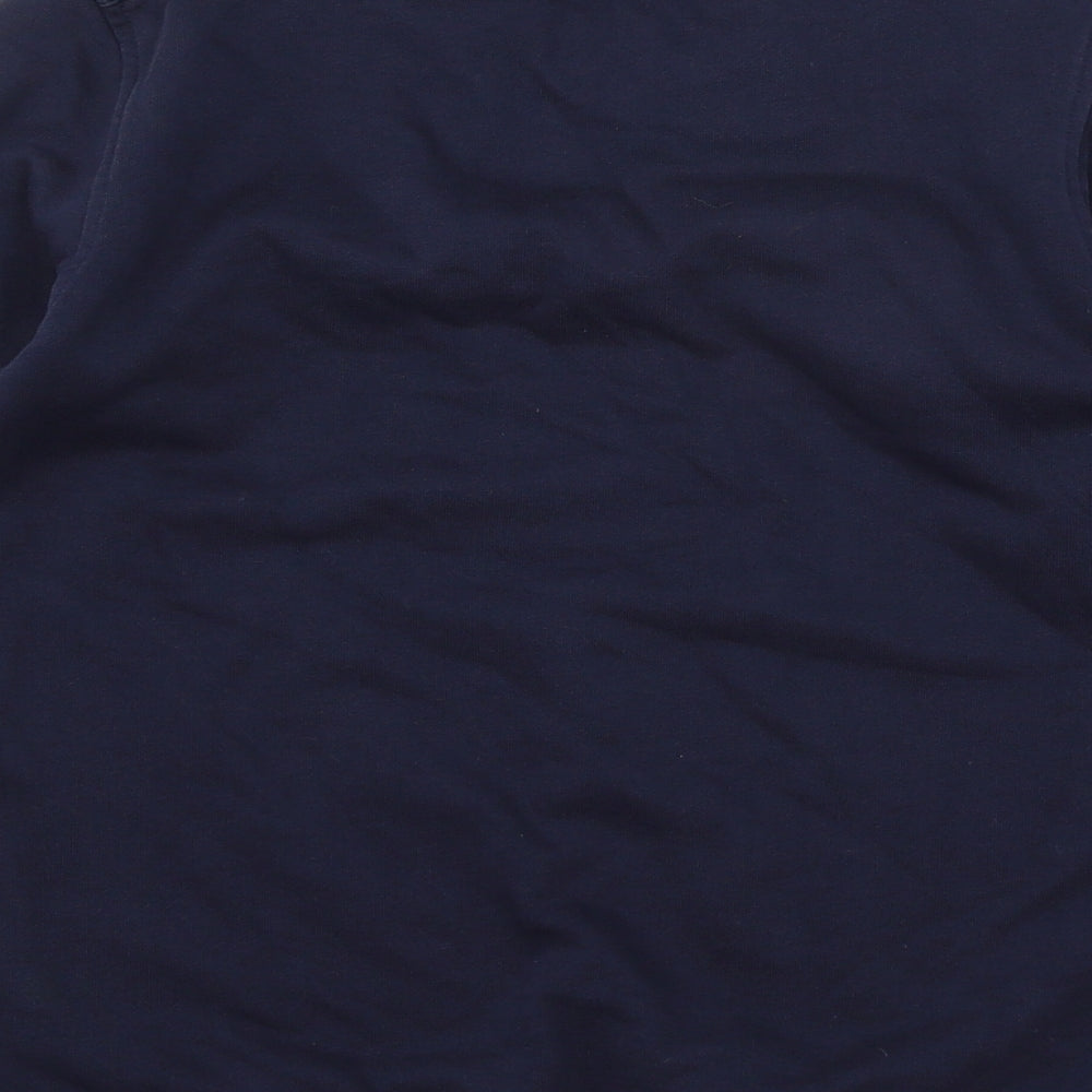 Marks and Spencer Boys Blue  Jersey Pullover Sweatshirt Size 11-12 Years