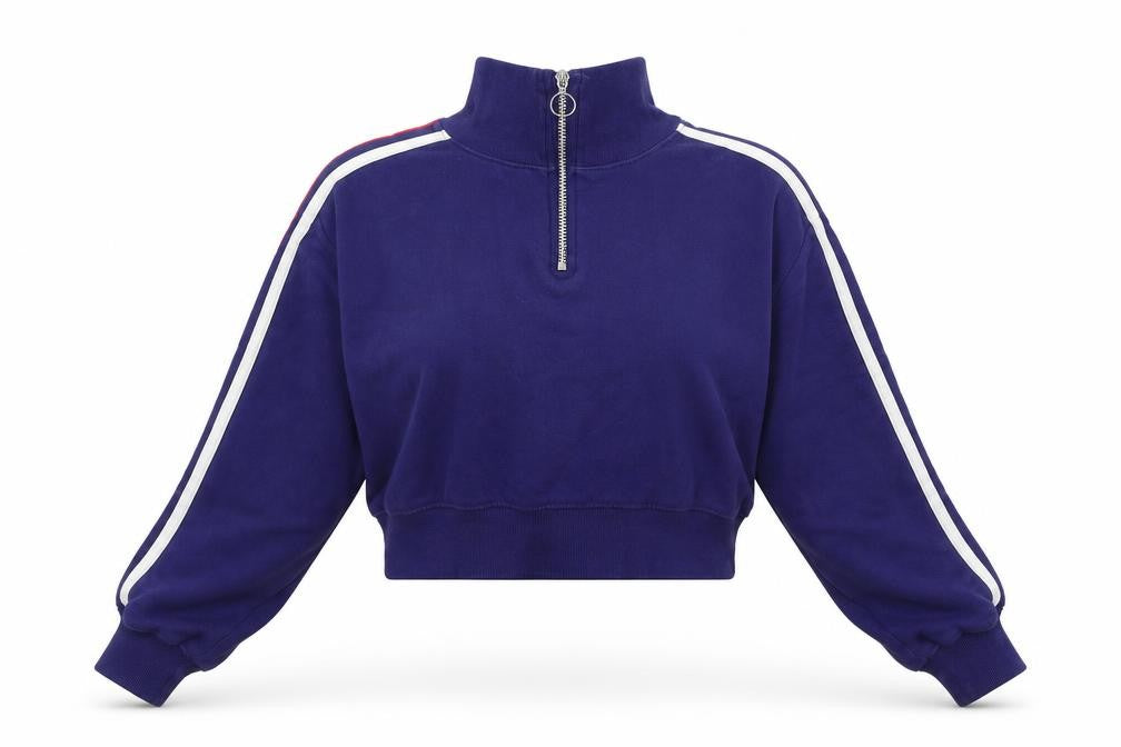 Divided by H&M Womens Blue  Jersey Pullover Sweatshirt Size XS