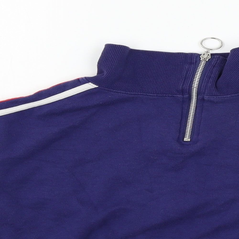 Divided by H&M Womens Blue  Jersey Pullover Sweatshirt Size XS