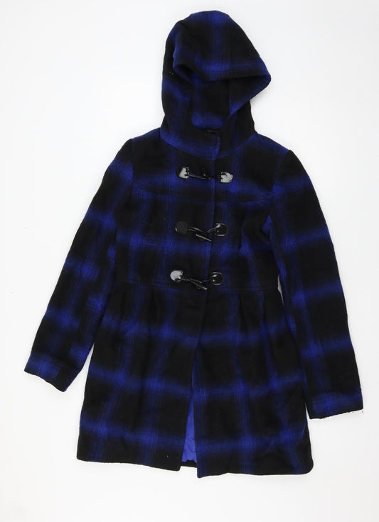 Be Beau Womens Black   Parka Coat Size 8