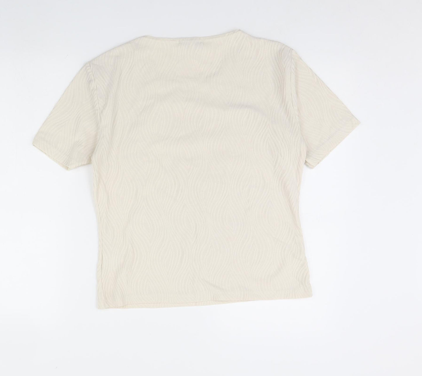 Klass Womens Beige   Basic Blouse Size M