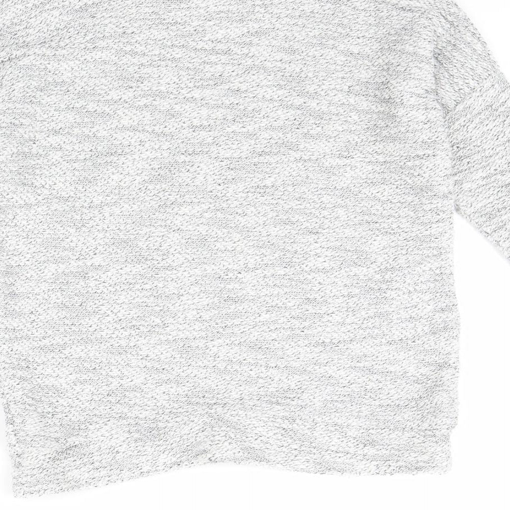 F&F Girls Grey   Pullover Jumper Size 7 Years